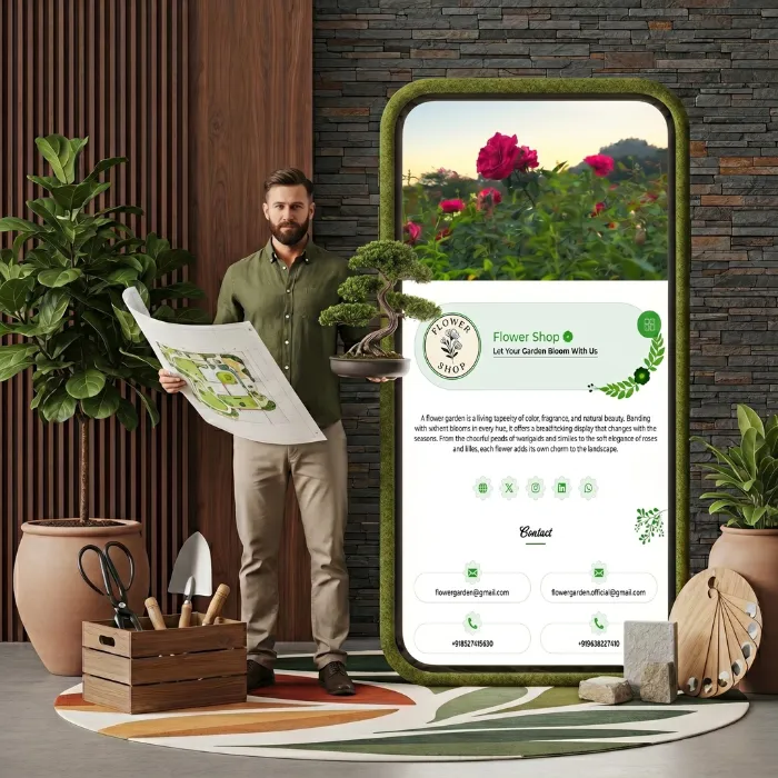 Landscaper portfolio app
